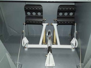 RV-3/4/8 Replacement Rudder Pedals front view